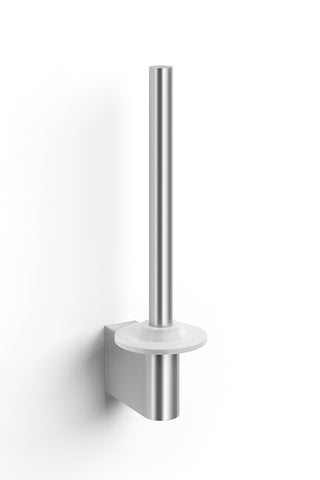 ZACK ATORE Spare Toilet Roll Holder in Brushed Stainless Steel