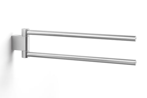 ZACK ATORE Towel Holder in Brushed Stainless Steel