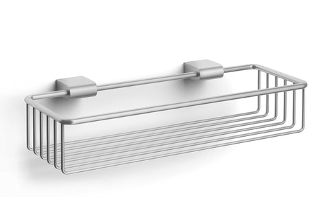 ZACK ATORE Shower Basket Large in Brushed Stainless Steel