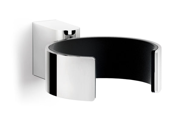 ZACK ATORE Hair Dryer Holder in Polished Stainless Steel